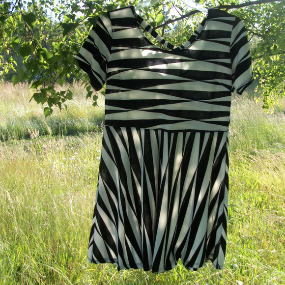 ZEBRA ZEBRA BELLA BERRY ZEBRA BACK CUT OUT DRESS 12 - Picture 2 of 8